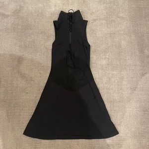 I am gia lace up babydoll dress